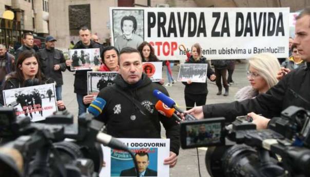 Članovi grupe "Pravda za Davida" obilježili treću godinu od političke represije