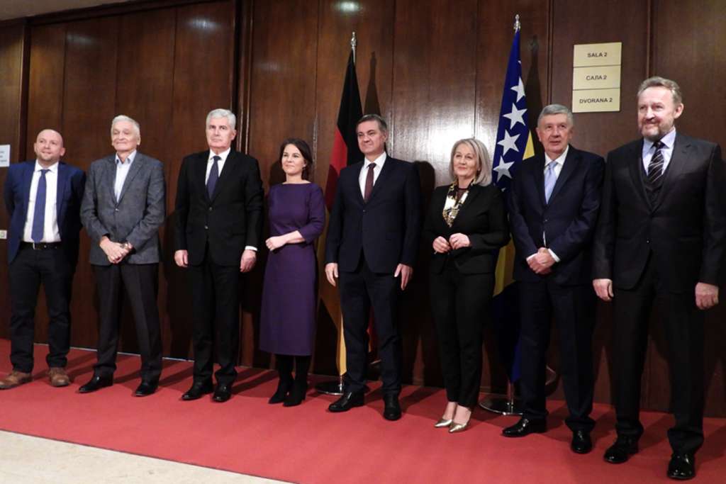 Članovi kolegija oba doma PSBiH s Baerbock razgovarali o situaciji u BiH i regionu