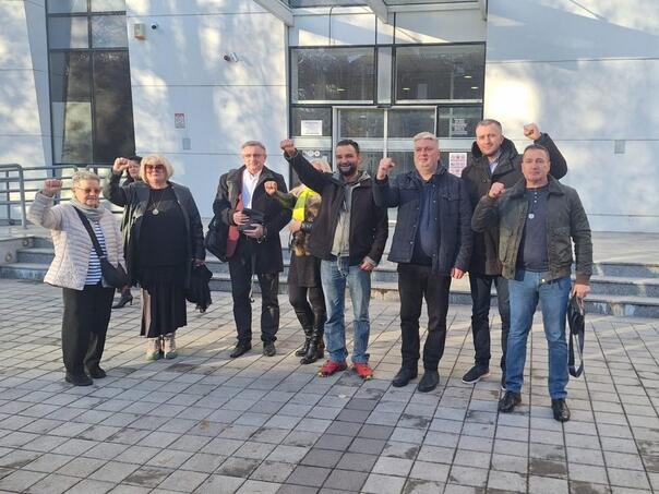 Članovi Pravde za Davida oslobođeni optužbi za napad na policajca