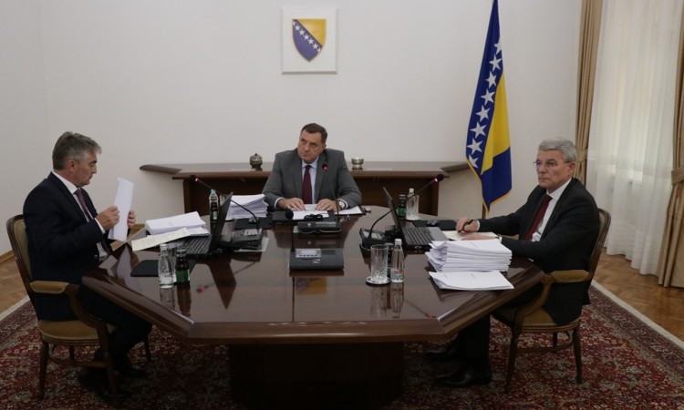 Članovi Predsjedništva BiH danas sa Escobarom