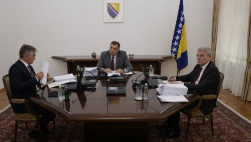 Članovi Predsjedništva BiH danas sa Escobarom