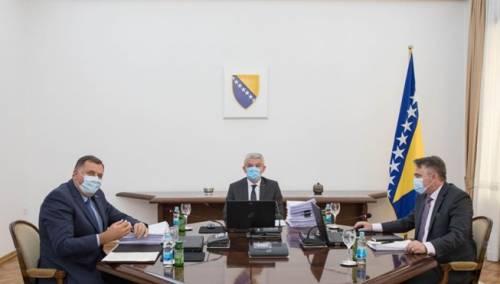 Članovi Predsjedništva BiH sa EU zvaničnicima u Briselu