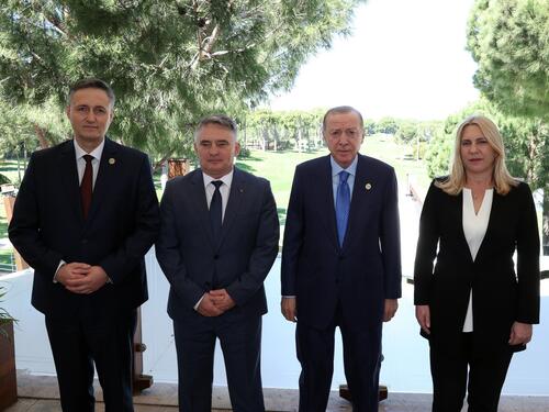 Članovi Predsjedništva BiH održali sastanak s Erdoganom