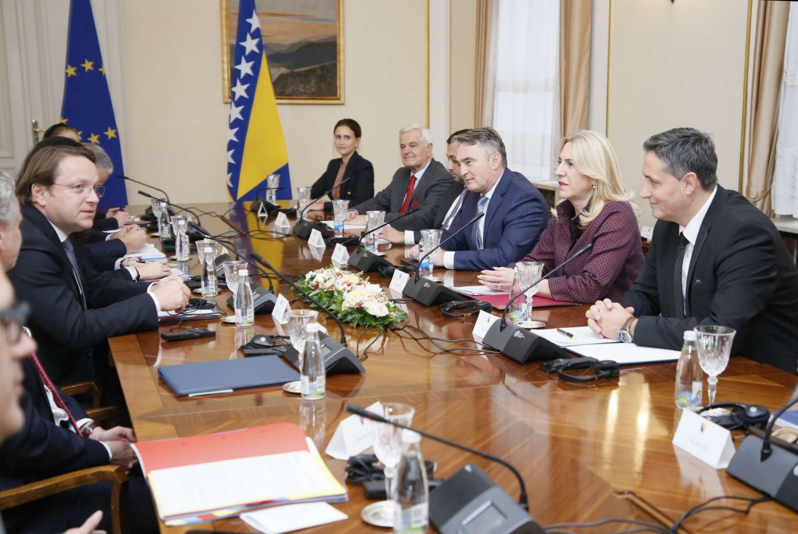 Članovi Predsjedništva BiH: Ohrabruju poruke EU