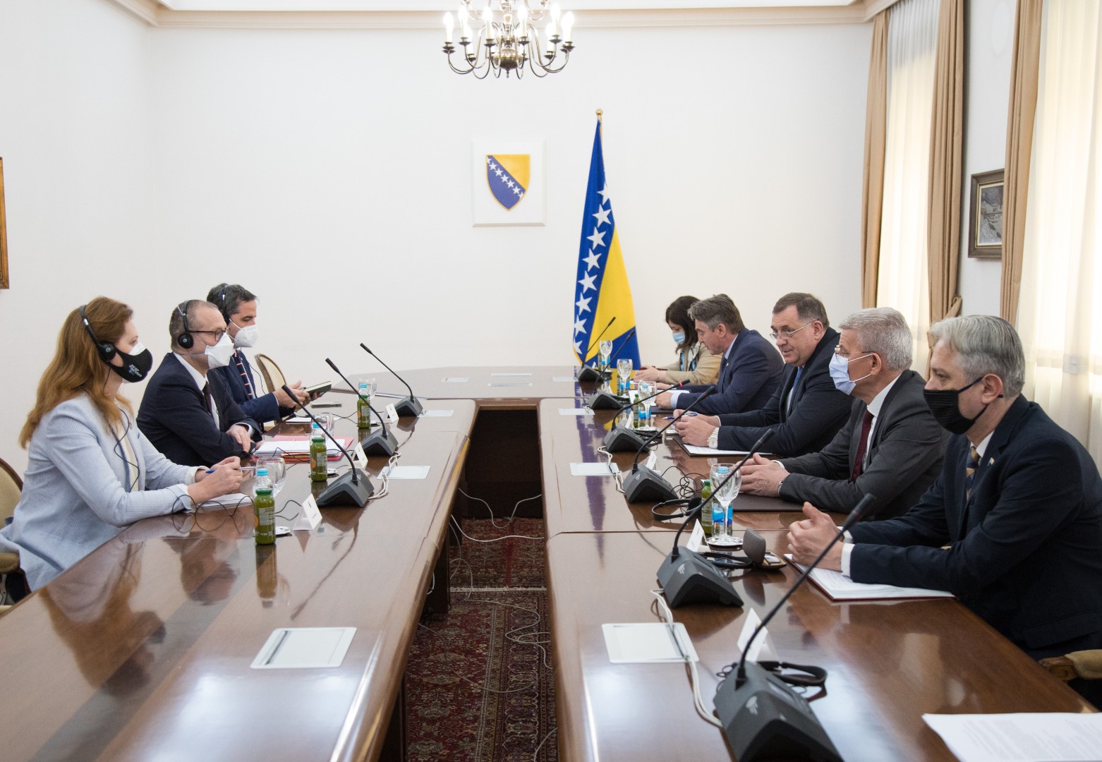 Članovi Predsjedništva BiH primili šefa WHO-a za Evropu, razgovarano i o nabavci vakcina