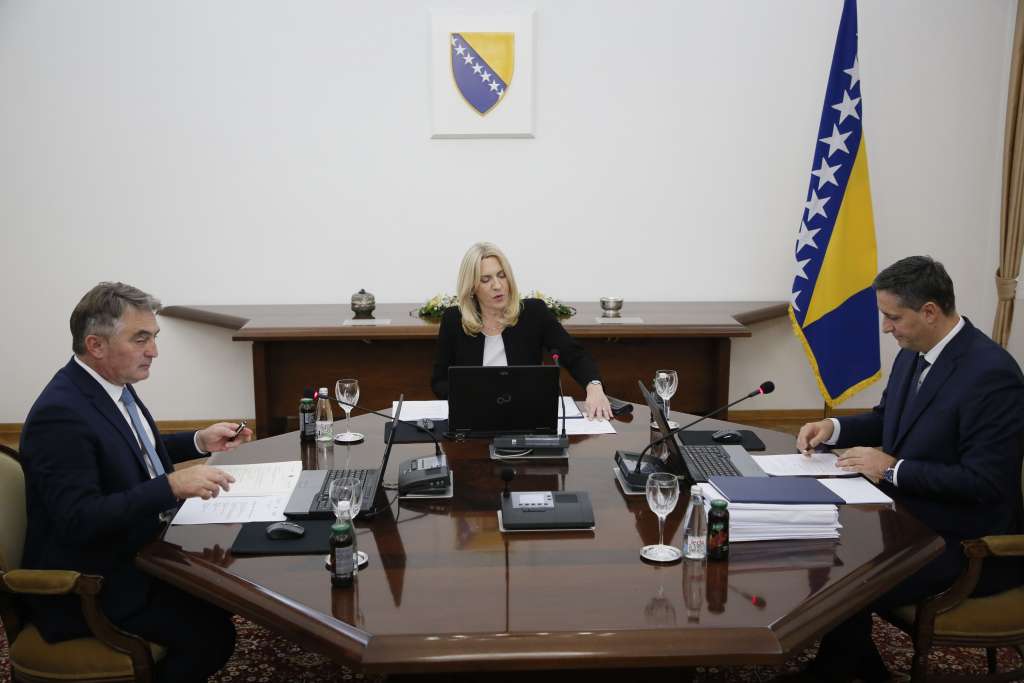 Članovi Predsjedništva BiH u posjeti Briselu
