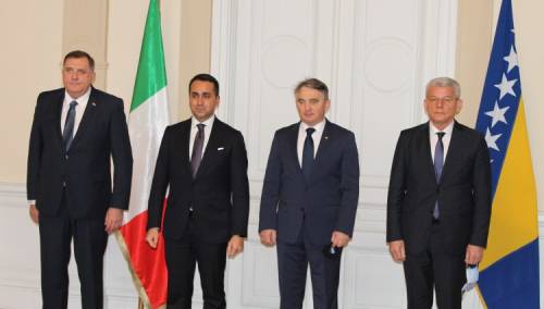 Članovi Predsjedništva BiH zahvalili Di Maiou za kontinuiranu podršku Italije