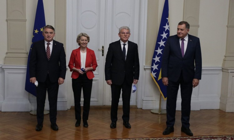 Članovi Predsjedništva s Von der Leyen, stigao i Dodik