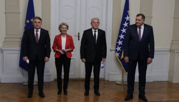 Članovi Predsjedništva s Von der Leyen, stigao i Dodik