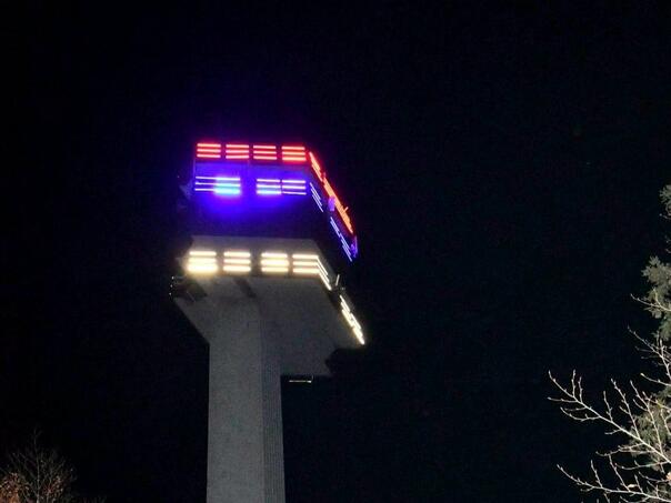 Ćosić objavio: Vrh Trebevića u bojama RS