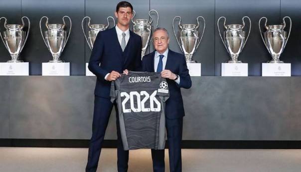 Courtois produžio ugovor s Real Madridom