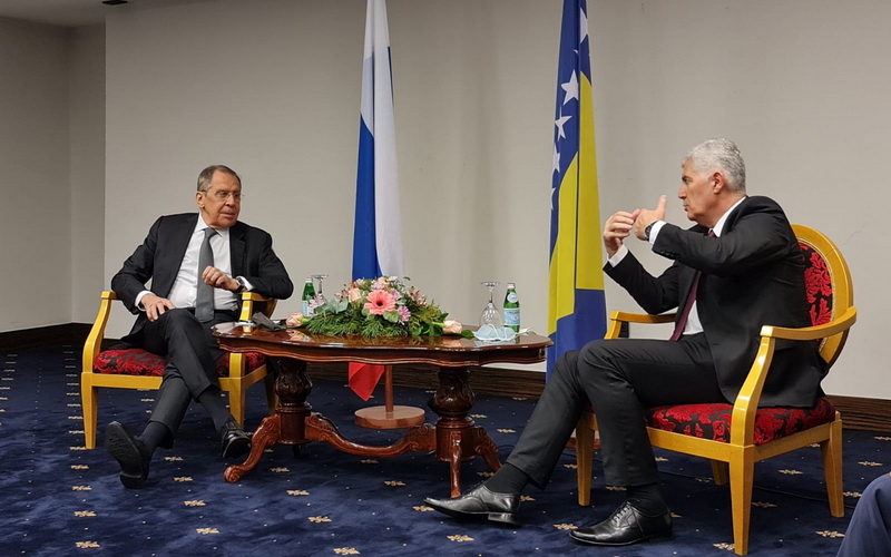 Čović dobio podršku Rusije za legitimno predstavljanje