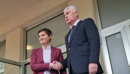 Čović i Brnabić razgovarali o bilateralnim odnosima i regiji