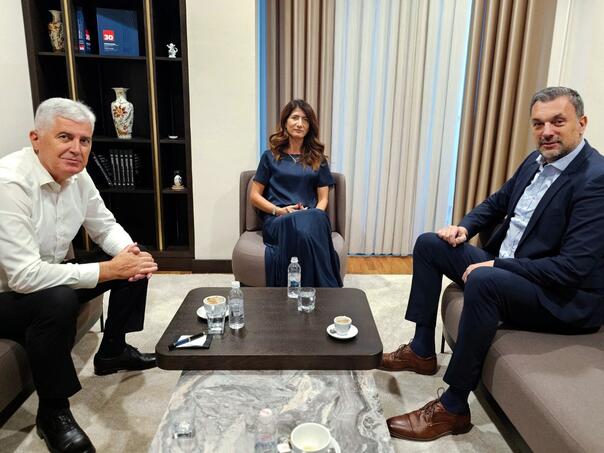 Čović i Konaković u Mostaru o prioritetima rada i aktuelnoj situaciji