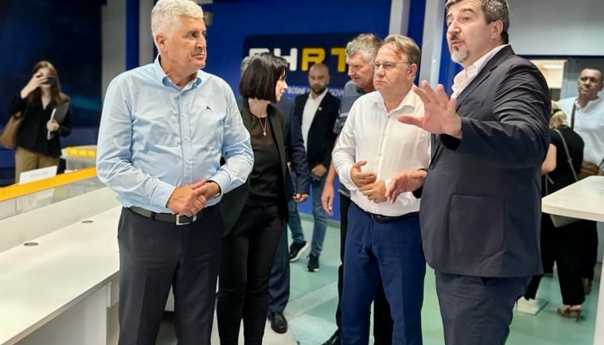 Čović i Nikšić u posjeti BHRT-u: Ubrzano riješiti probleme