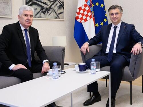 Čović i Plenković: Hitno potreban izborni zakon