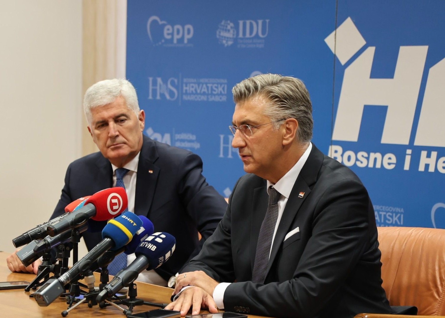 Čović i Plenković: Poštovati odluke institucija BiH, Dodik ih je sam priznao