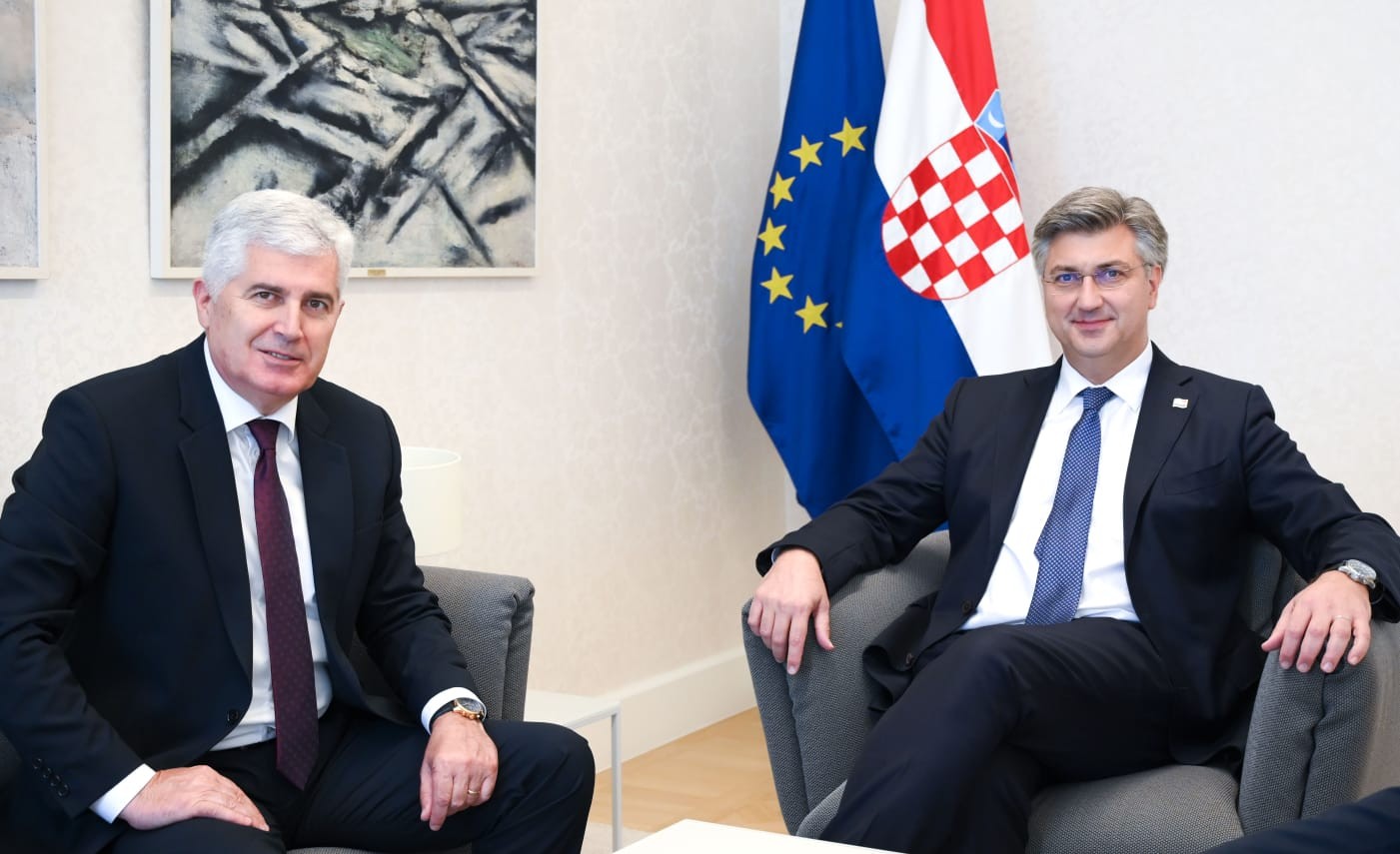 Čović i Plenković pozdravili odluku Schmidta, Izborni zakon ostaje prioritet