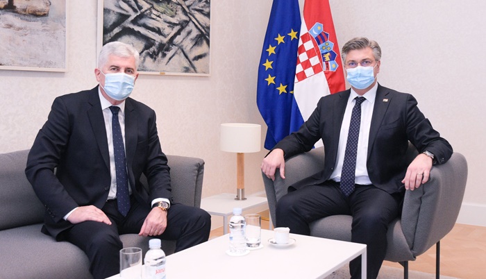 Čović i Plenković pozvali na hitne izmjene Izbornog zakona BiH