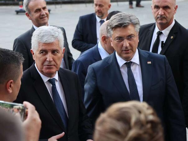 Čović i Plenković slavili godišnjicu HDZ-a uz zastave tzv. Herceg-Bosne