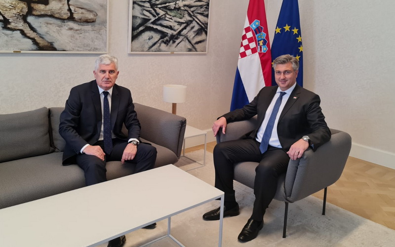 Čović i Plenković: Što skoriji konsenzus oko Izbornog zakona