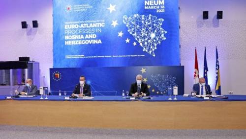 Čović i Plenković u Neumu o političkim pitanjima u BiH