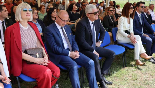 Čović i Radman na obilježavanju Blajburga u Stocu