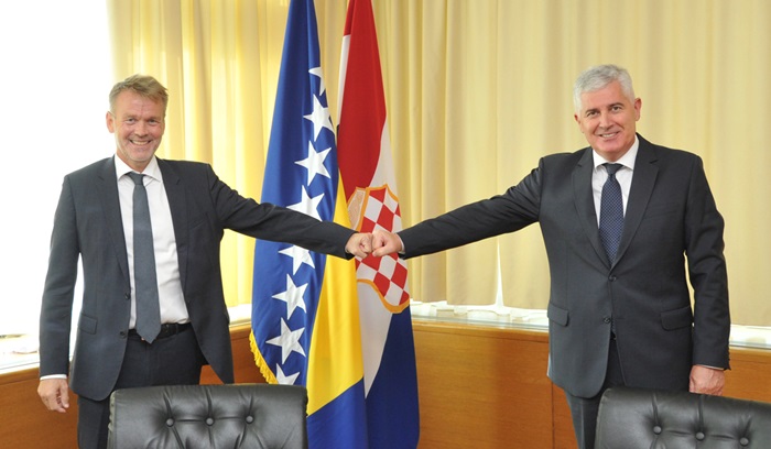 Čović i Reinertsen istaknuli značaj snažnog partnerstva BiH i Norveške