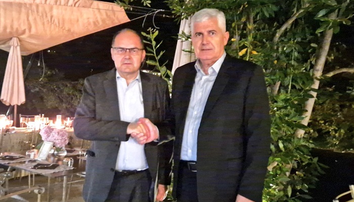 Čović i Schmidt na večeri u Mostaru: Prijatan razgovor
