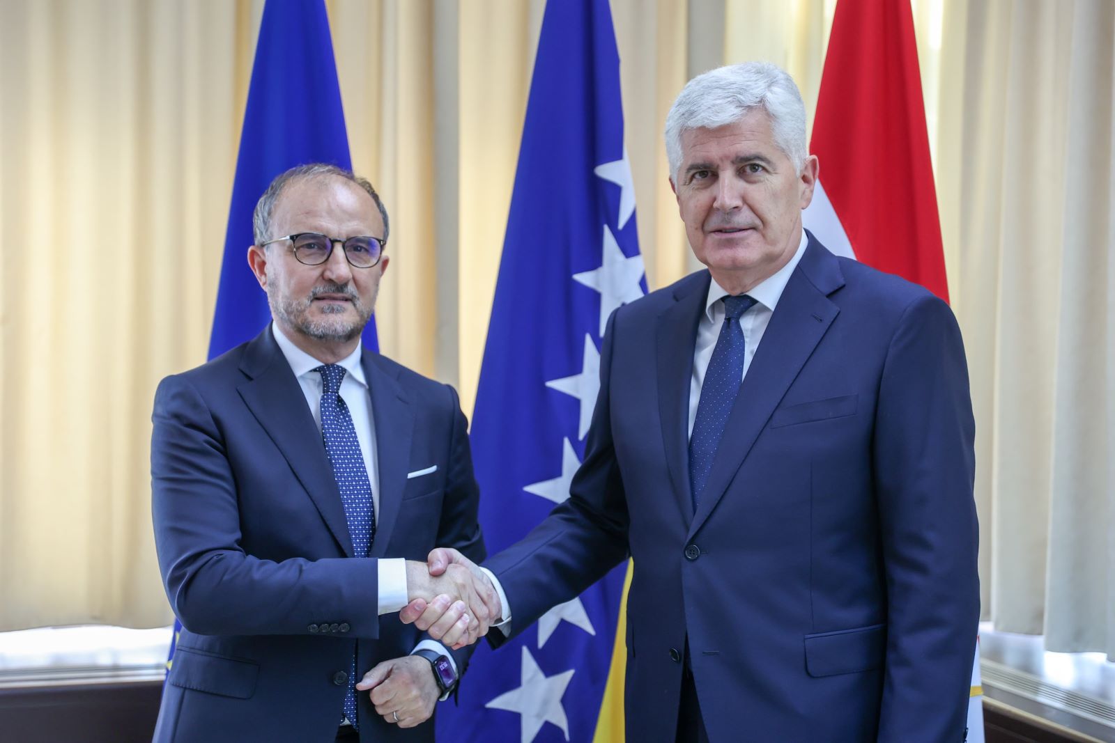 Čović i Soreca razgovarali o izbornom zakonu, vladavini prava i EU integracijama