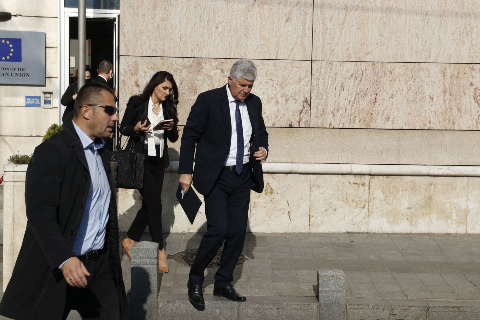 Čović, Izetbegović, Palmer i Nelson se vratili u zgradu Delegacije EU