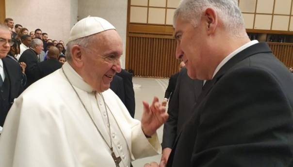Čović na audijenciji kod Svetog Oca pape Franje