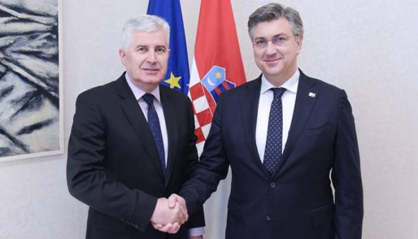 Čović opet s Plenkovićem o Izbornom zakonu BiH