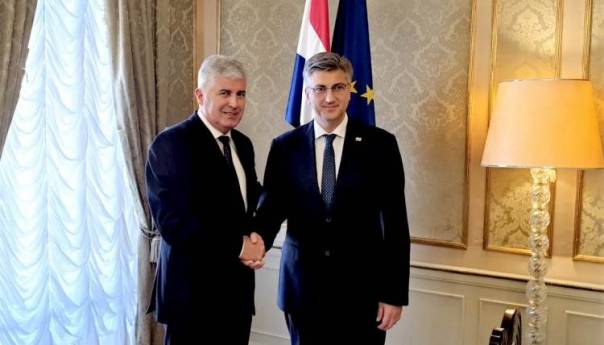 Čović pisao Plenkoviću: Vaša potpora je preznačajna