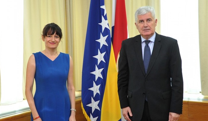 Čović primio u nastupnu posjetu šeficu Ureda Vijeća Europe u BiH Urumovu