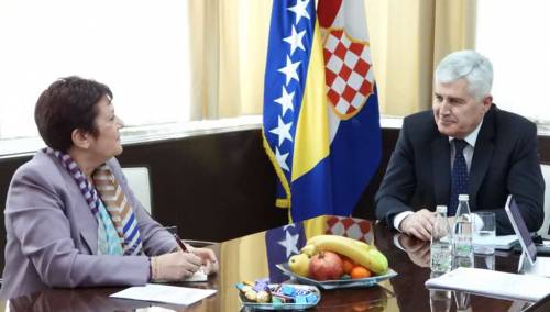 Čović razgovarao s veleposlanicom Francuske Christine Toudic