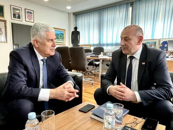Čović s ministrom branitelja Hrvatske: Mir i sigurnost ključni preduslovi za dugoročan prosperitet BiH
