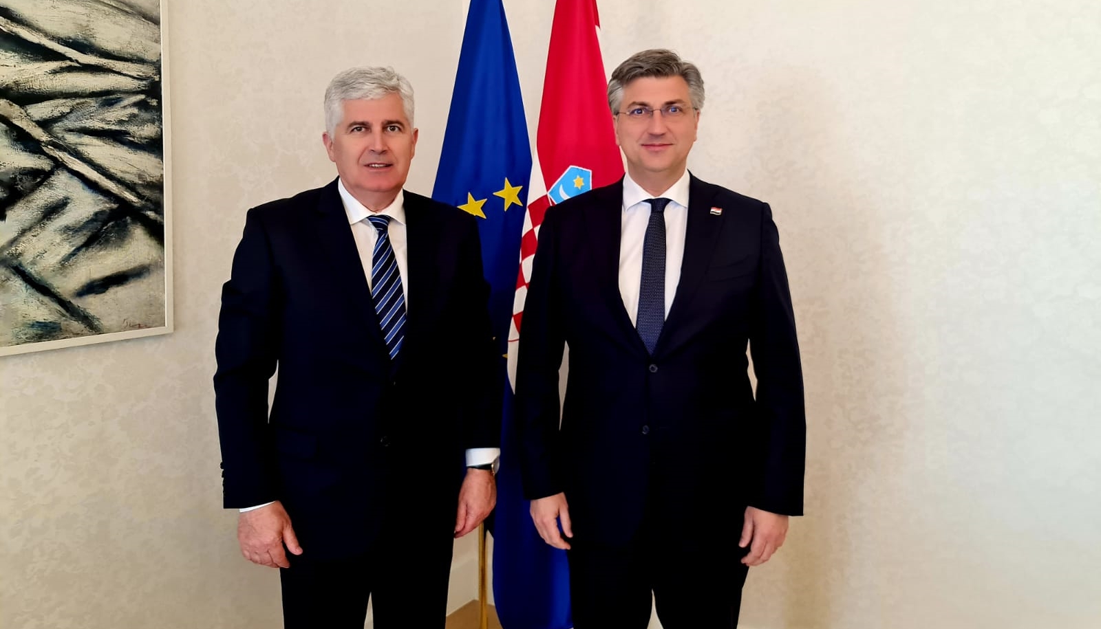 Čović s Plenkovićem ponovo o Izbornom zakonu