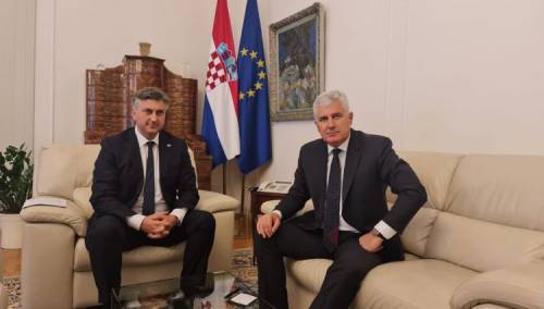 Čović s Plenkovićem razgovarao o Izbornom zakonu