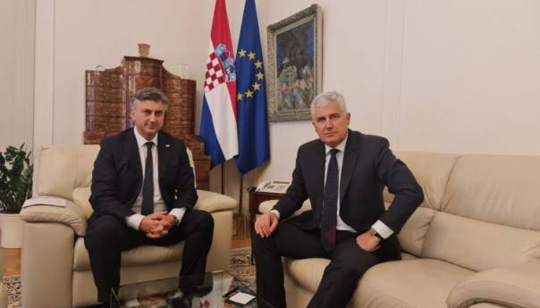 Čović s Plenkovićem razgovarao o Izbornom zakonu