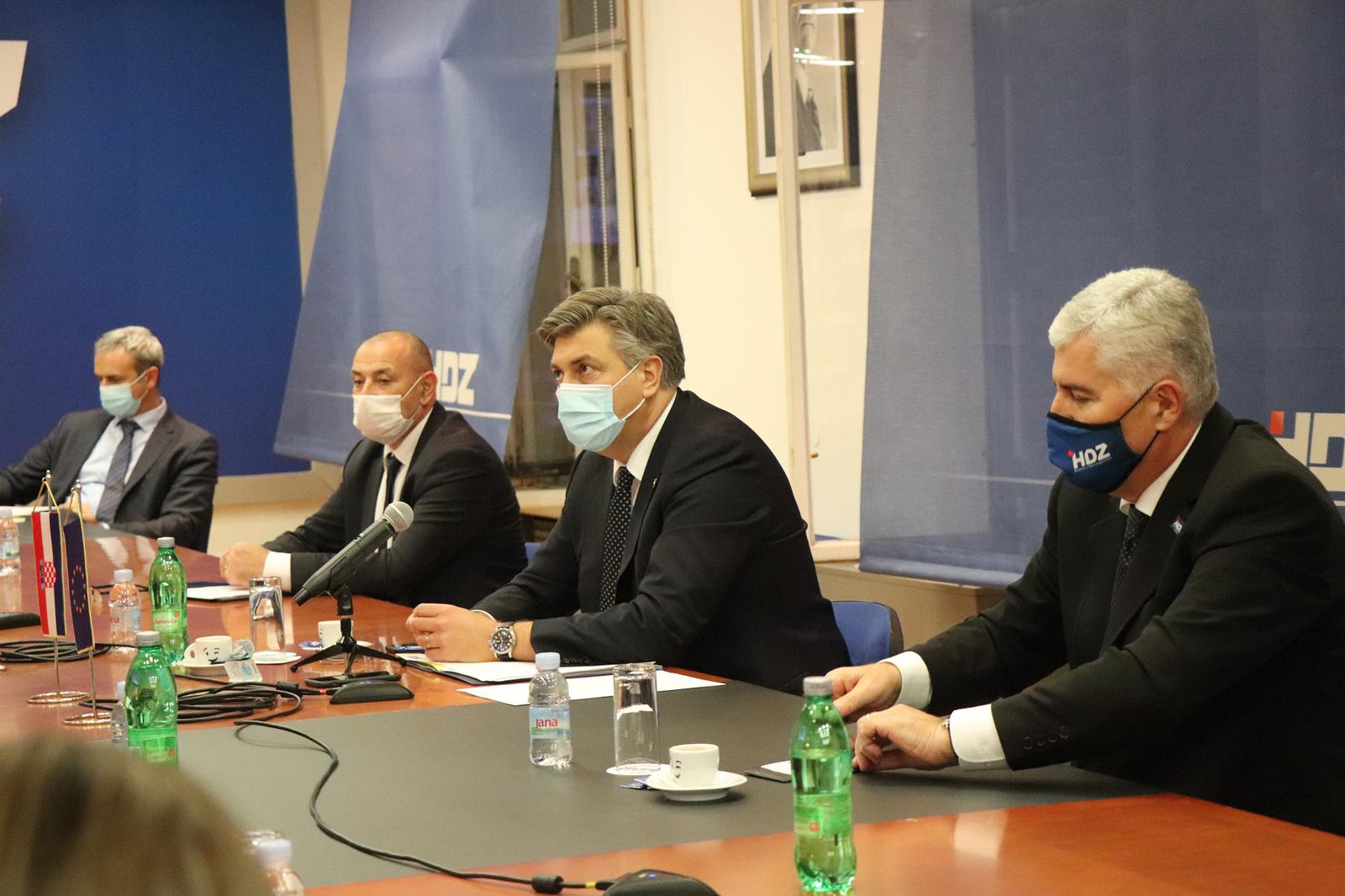 Čović i Plenković u Zagrebu dogovarali oko izbora u Mostaru