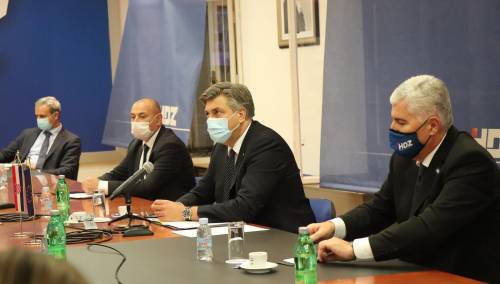 Čović i Plenković u Zagrebu dogovarali oko izbora u Mostaru