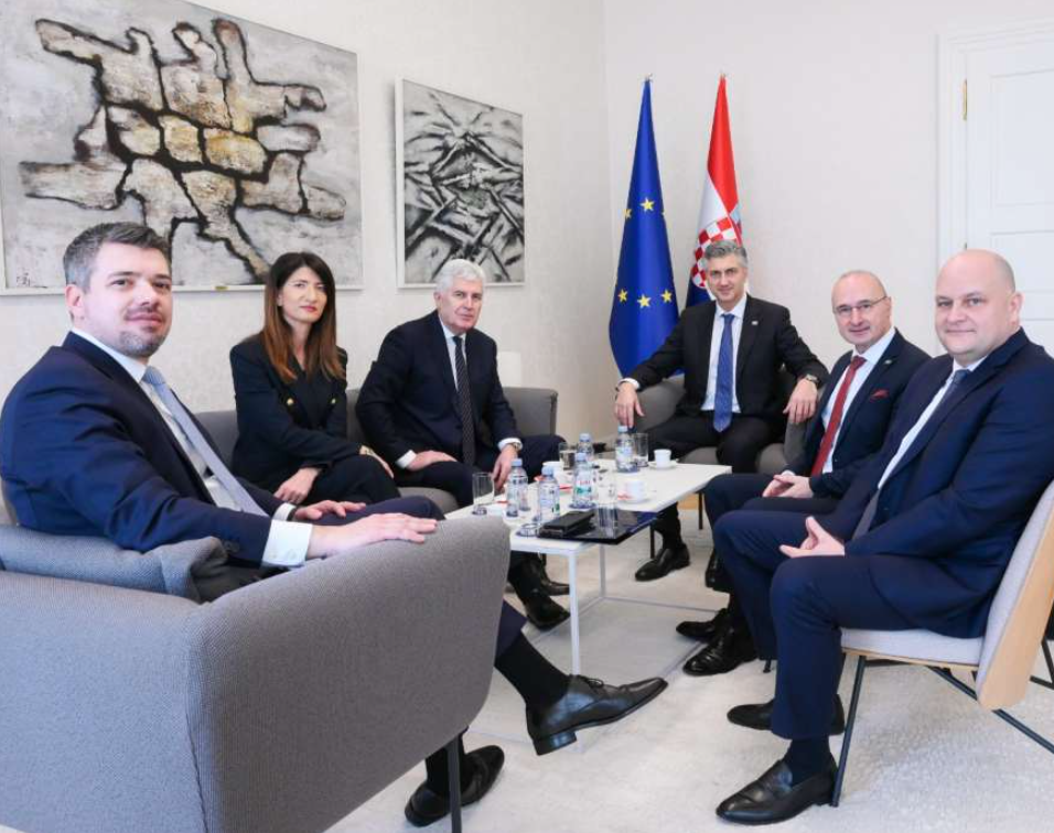 Čović s Plenkovićem u Zagrebu opet o "legitimnom predstavljanju"