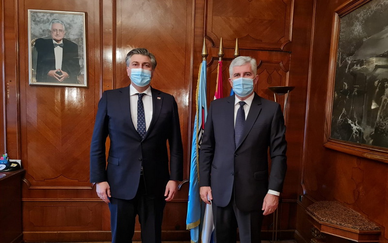Čović s Plenkovićem: Zabrinjavajući izbori u Mostaru