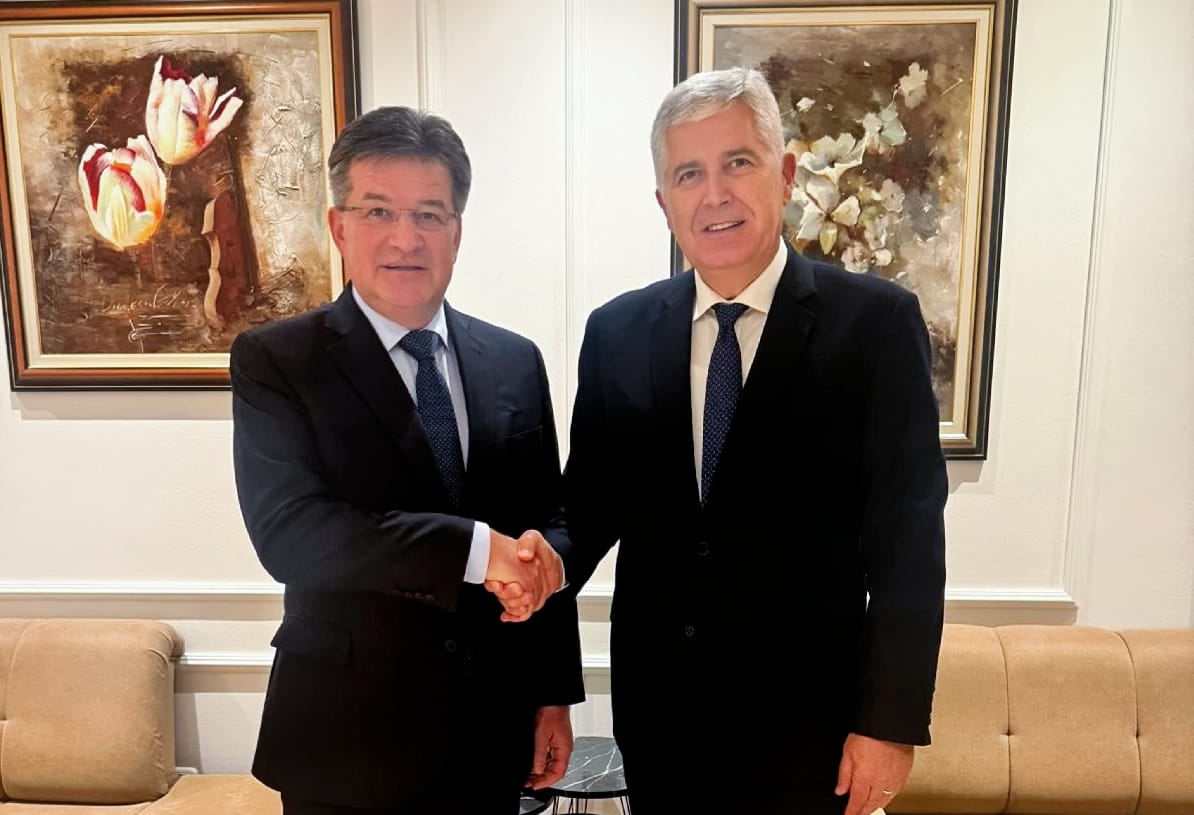 Čović sa Lajčakom o reformama, evropskom putu, državnoj imovini...