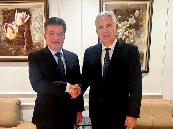 Čović sa Lajčakom o reformama, evropskom putu, državnoj imovini...