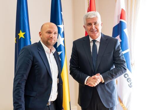 Čović sa Sarrazinom o EU putu BiH i tekućim procesima