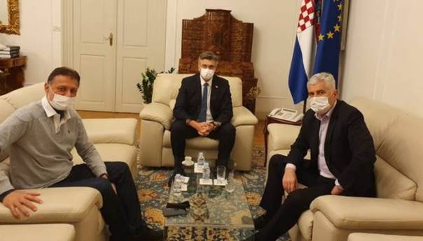 Čović se sastao sa Plenkovićem i Jandrokovićem