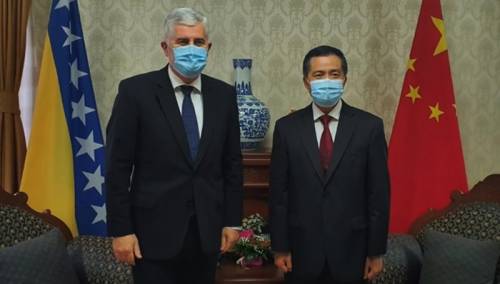 Čović se susreo s veleposlanikom NR Kine Ji Pingom