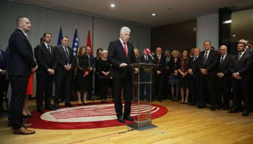 Čović uputio poruku sa božićnog prijema u Sarajevu